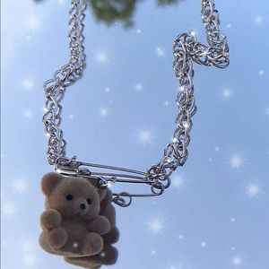 Cute bear necklace